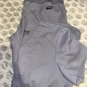 Grey's Anatomy Light Gray Scrub Set
